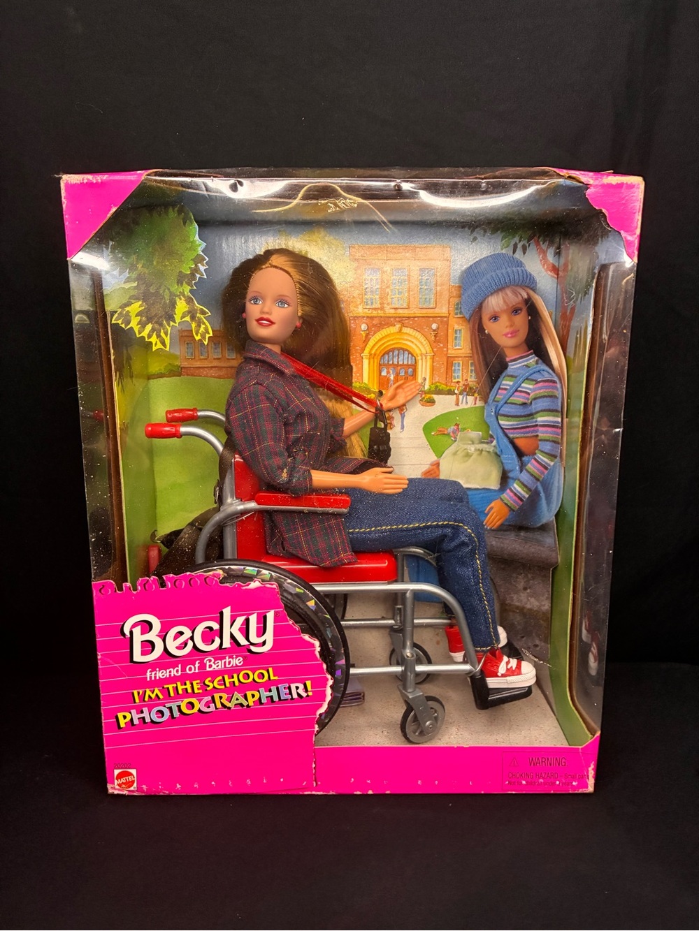 1998 Becky “I’m the School Photographer!” | Friend of Barbie | Wheelchair | NRFB